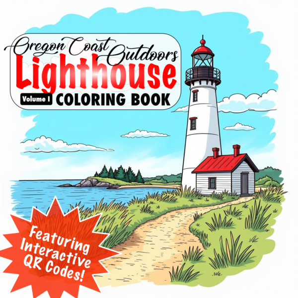 Explore Oregon's Coastline with Our Interactive Lighthouse Coloring Book
