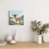 Dapper Boyish Deer Canvas Art